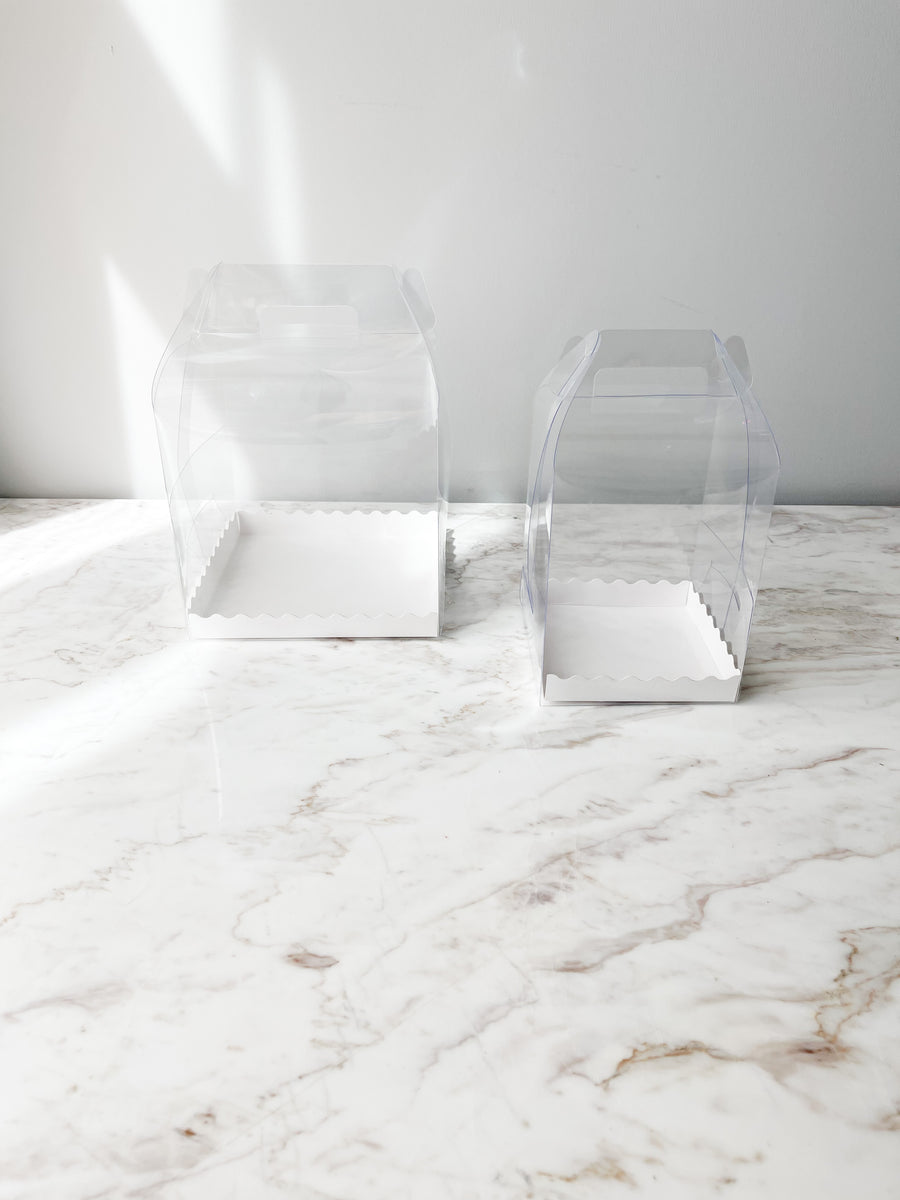 Dessert/Swiss Roll Cake Box Fleur Wholesale