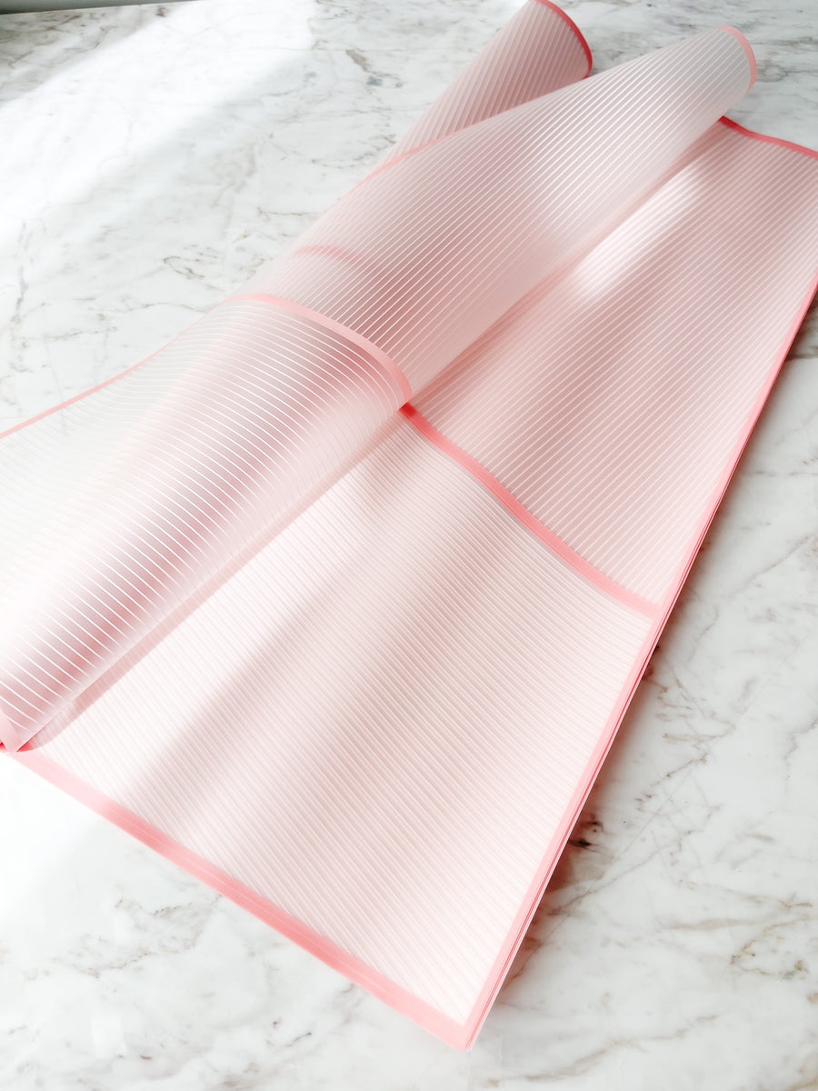 Macaron Color Frame Clear Wrapping Paper, Wrapping Paper Wholesale