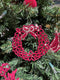 Premium 3D Red Velvet Christmas Tree Ornaments – Unique Handcrafted Holiday Decorations