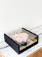 Luxury Acrylic Square Flower Box With Heart Cut-Out