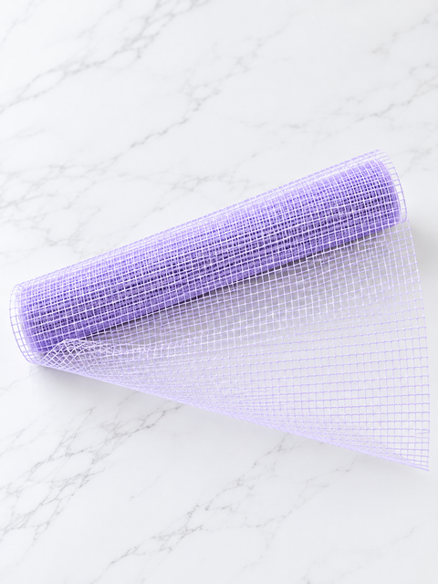 Textured Open Weave Floral Mesh Wrap – 10 Yard Roll