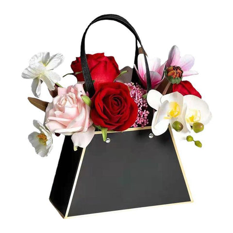 Goddess Style Handheld Flower Box with Handle | Luxury Floral Gift Packaging – Wholesale