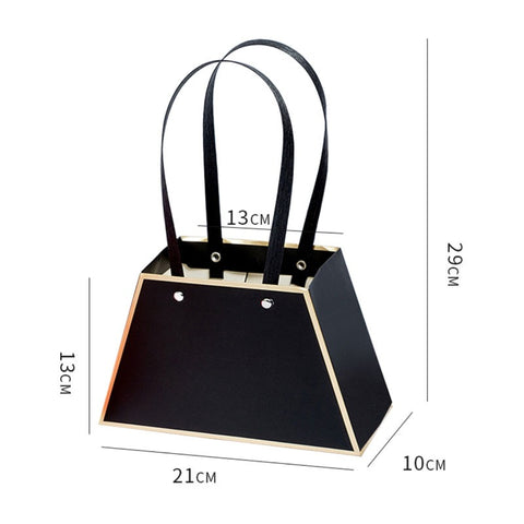 Goddess Style Handheld Flower Box with Handle | Luxury Floral Gift Packaging – Wholesale