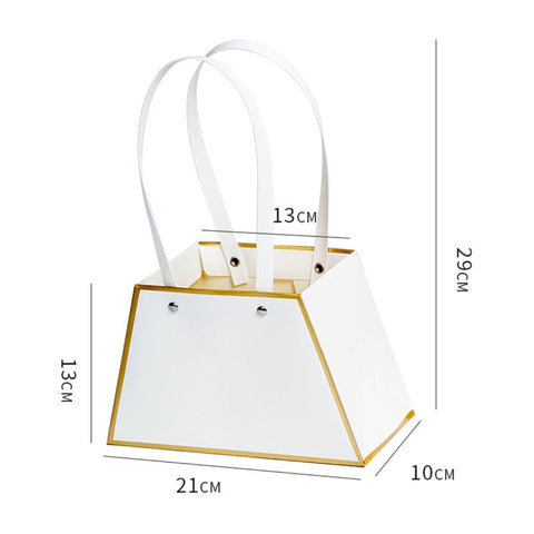 Goddess Style Handheld Flower Box with Handle | Luxury Floral Gift Packaging – Wholesale
