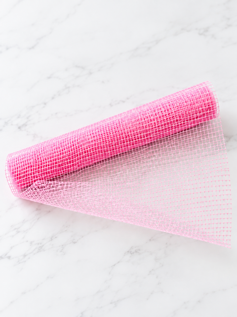 Textured Open Weave Floral Mesh Wrap – 10 Yard Roll