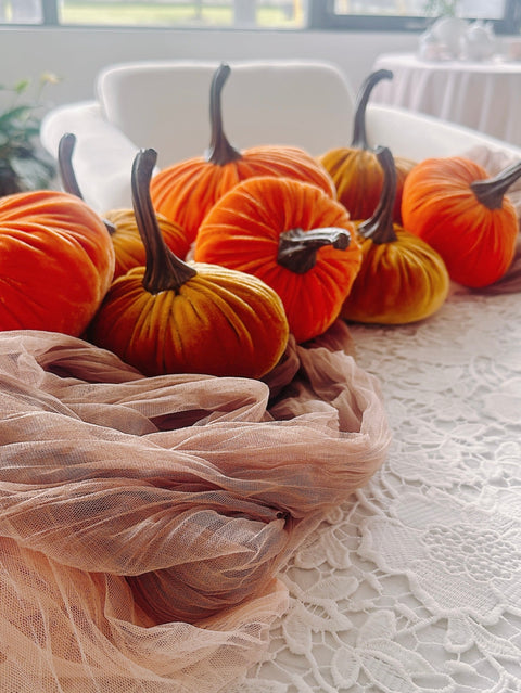 Luxe Decorative Pumpkin