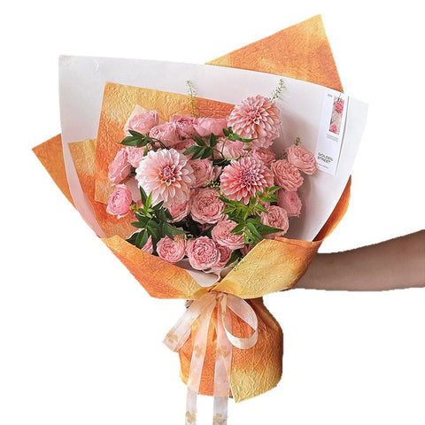 Ink Wash Floral Wrapping Paper