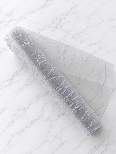 Elegant Branch Pattern Tulle Floral Wrapping Roll