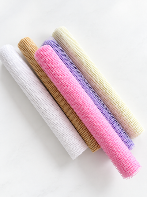 Textured Open Weave Floral Mesh Wrap – 10 Yard Roll