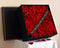 Luxury Extra-Large Satin Flower Box with Gold Trim- Square & Heart shapes