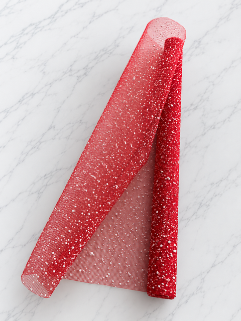 Snowflake Gauze Wrapping Rolls – Elegant Sheer Fabric for Floral & Gift Wrapping