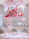 Elegant Floral Chandelier Stand