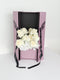 Luxury Tall Flower Box with Wings Pattern & Ribbon