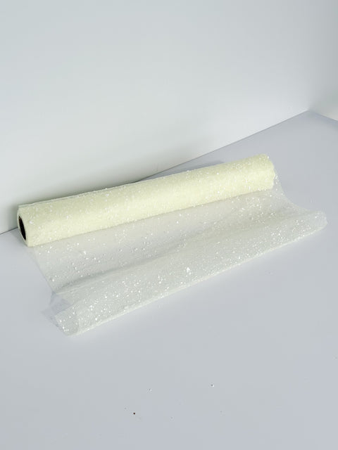 Snowflake Gauze Wrapping Rolls – Elegant Sheer Fabric for Floral & Gift Wrapping