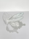 Butterfly Wing Flower Wrapping Paper – Elegant Crystal Finish (20 Sets)