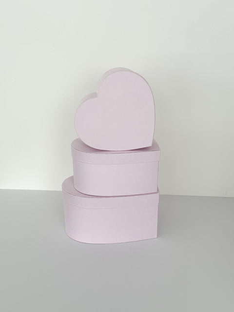 Satin Heart Shape Flower & Gift Box