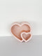 Double Heart-Shaped Gift Box - Available in 4 Colors