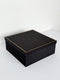 Luxury Extra-Large Satin Flower Box with Gold Trim- Square & Heart shapes