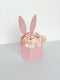 Bunny-Shaped Flower Basket – Perfect for Easter and Spring Decorations