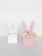 Bunny-Shaped Flower Basket – Perfect for Easter and Spring Decorations