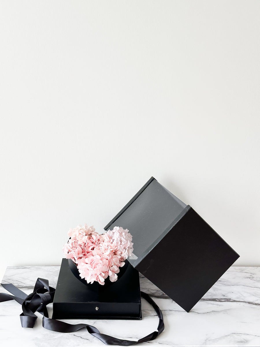 Luxury Acrylic Square Flower Box With Heart Cut-Out, Flower Boxes ...