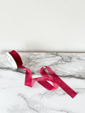 Luxury wide silk Ribbon in Variety Color