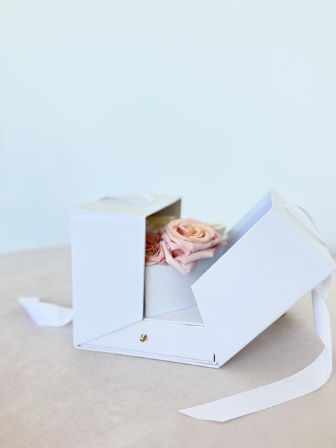 Luxury Square Gift Box with Drawer & Heart Cut-Out