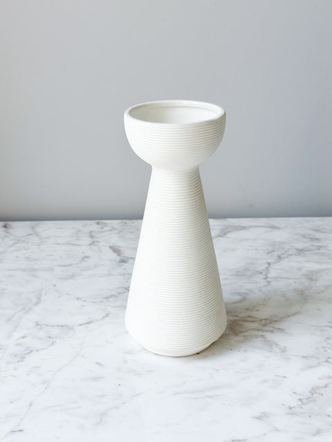White Ceramic Vases