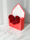 Polka Dot Envelope Shape Flower Box in Variety Color