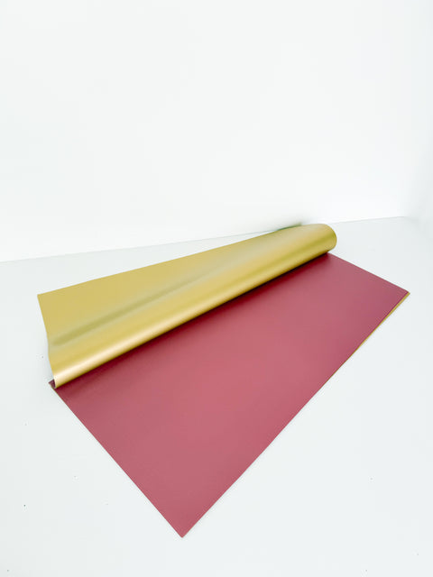 Double side Gold Wrapping Paper