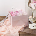 Flower Box/Bag with handle and Clear cover