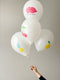 12inch White Latex Balloons with Print (Round)