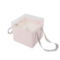 Flower Box/Bag with handle and Clear cover