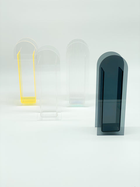 Modern Arched Tall Acrylic Vase