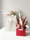 Luxury Flower/giftBag With Silk Ribbon Handle