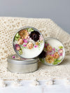 Scented Floral Canned Candle (Natural Dried Florals)