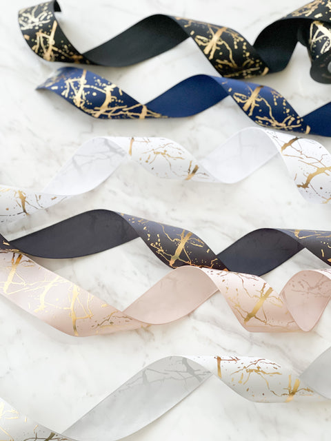 Luxury Marble Ribbon in Variety Color