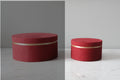 Round Velvet Packaging Box With Smooth Edge (7 Colors available)