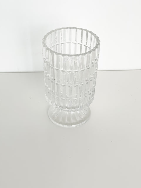 Fluted Glass Vase