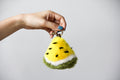 Fluffy sliced watermelon key chain (Available in Red, Pink, Yellow)
