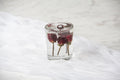 Jelly Wax Rose Candle (With Natural dried Roses)