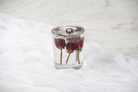 Jelly Wax Rose Candle (With Natural dried Roses)