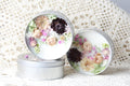 Scented Floral Canned Candle (Natural Dried Florals)