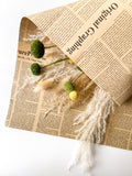 Vintage kraft paper Newsletter Wrapping Paper