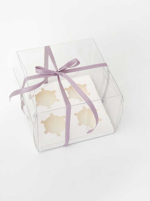 Clear Cup cake Box in variety size