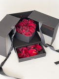 Luxury chic heart-shape flower/gift box with drawer