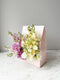 Messenger flower basket with handle in Variety Color