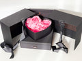 Luxury chic heart-shape flower/gift box with drawer