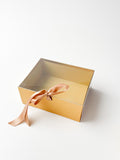 Metallic Acrylic Box with Ribbon