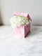 Luxury Velvet Square Flower Box With Lid in Variety Color
